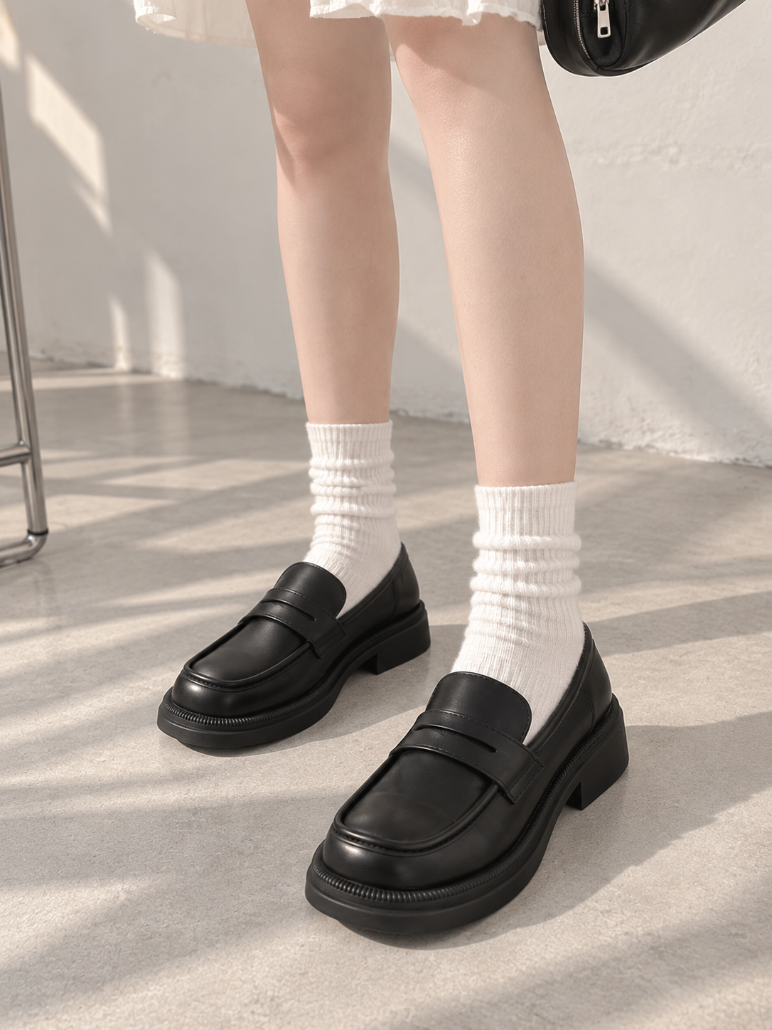 Blank Loafer British Shoes