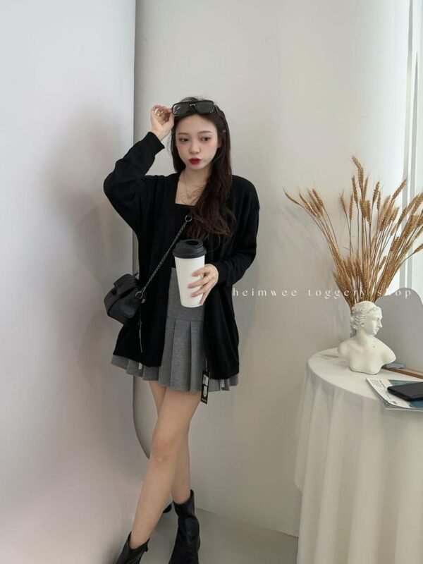 Japan Ins Look Knitted Outerwear