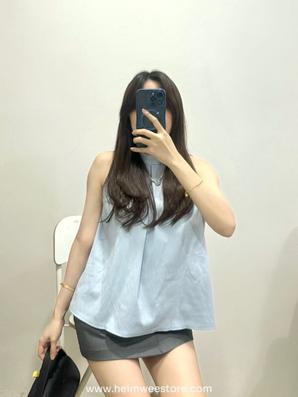 Korea Halter Neck Sleeveless Top