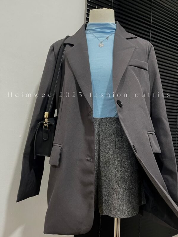 Korea Turtleneck Short Sleeve Top