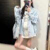 Korea Liner Design Shirt Outerwear Long Sleeve