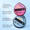 AMORTALS Black Plus Powder Puff Set with Container Makeup Sponge