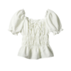 Korea Ins Queen Sleeve One Off Shoulder Top