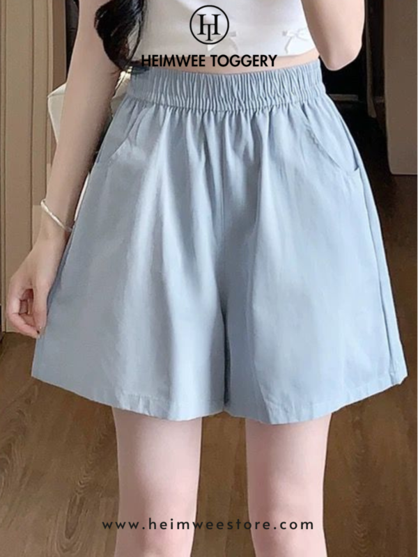 Korea Stretchy Casual High Waist Short
