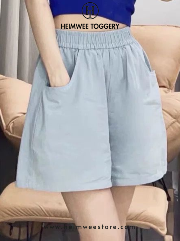 Korea Stretchy Casual High Waist Short