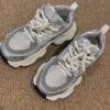 Korea Silver Clunky Sneaker Shoes