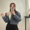 Vintage Long Sleeve Denim Outerwear