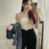 Vintage Long Sleeve Denim Outerwear