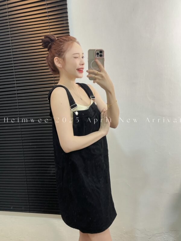 Japan Look Denim Suspender Skirt