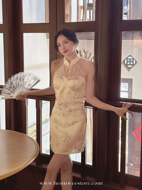 2026 Floral Lace Design Cheongsam Dresses