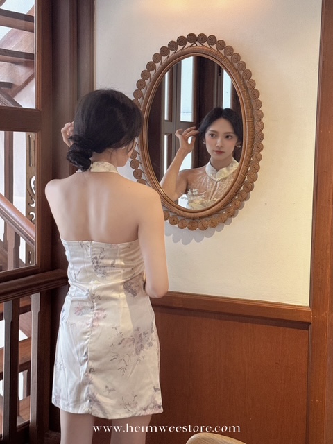 2026 Floral Lace Design Cheongsam Dresses